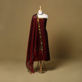3pc cotton unstitched dharwad dress material with border 24
