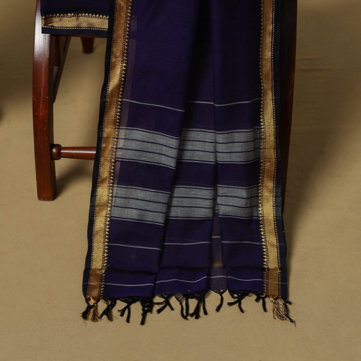 3pc cotton unstitched dharwad dress material with border 24