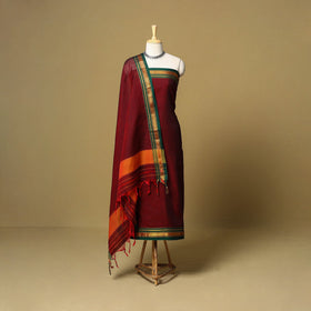 3pc cotton unstitched dharwad dress material with border 32