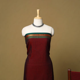 3pc cotton unstitched dharwad dress material with border 41