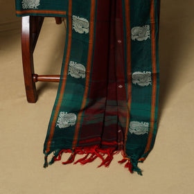 3pc cotton unstitched dharwad dress material with border 48