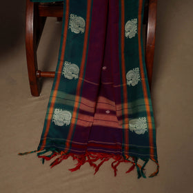 Maroon - 3pc cotton unstitched dharwad dress material