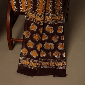 Maroon - 3pc cotton unstitched kutch batik dress material