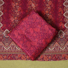 3pc digital merino wool unstitched dress material 39