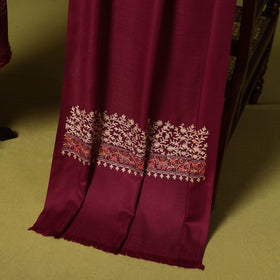 3pc heavy chain stitch embroidered merino wool unstitched