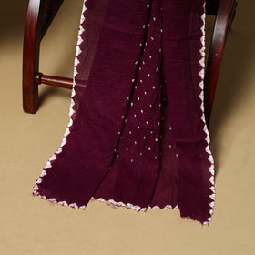 3pc kutch tie-dye satin cotton unstitched bandhani dress