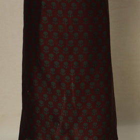 Maroon - 3pc maheshwari silk unstitched bagh dress material