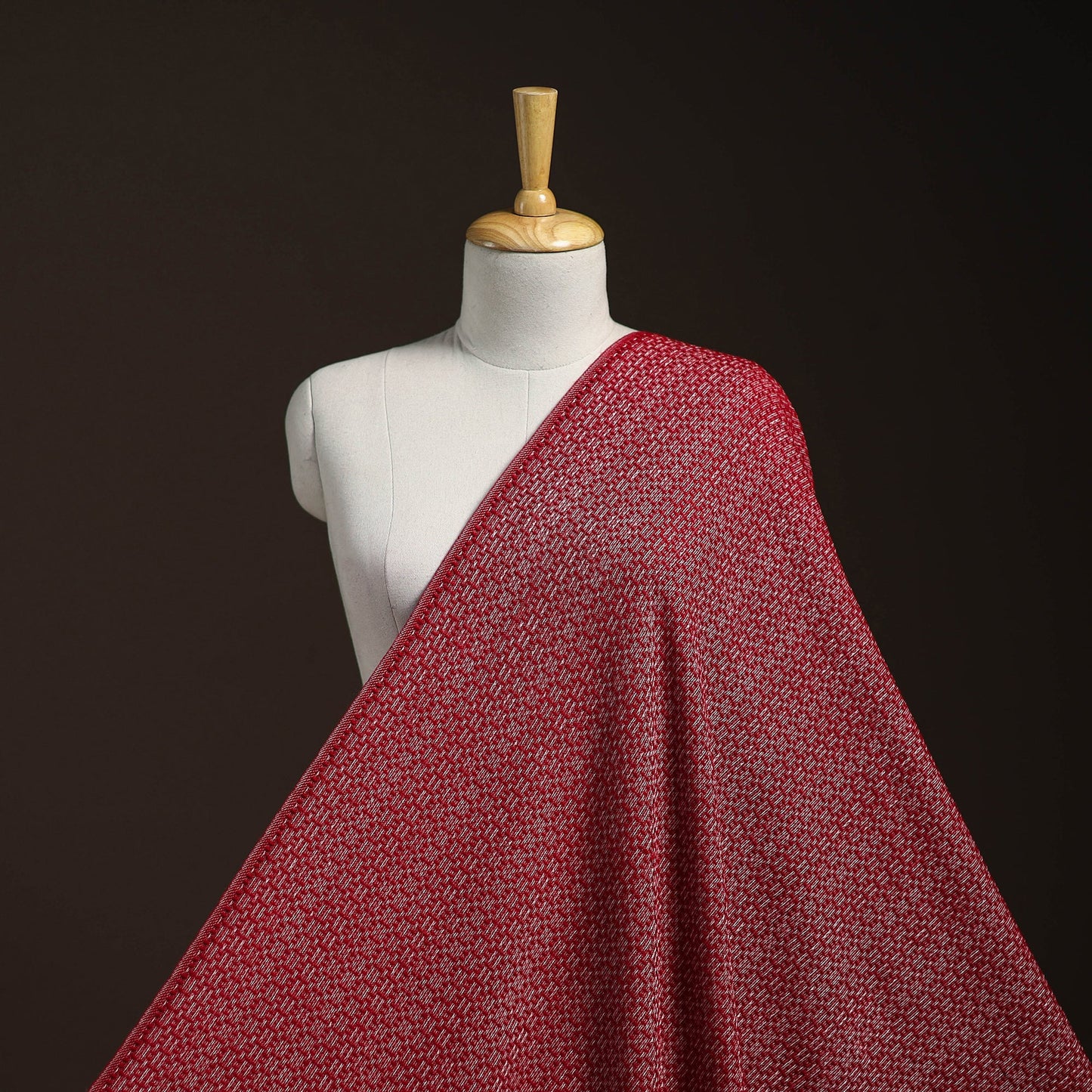 Maroon - acrylic fine wool fabric (width - 44 in) 08