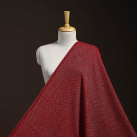 Maroon - acrylic fine wool fabric (width - 44 in) 10