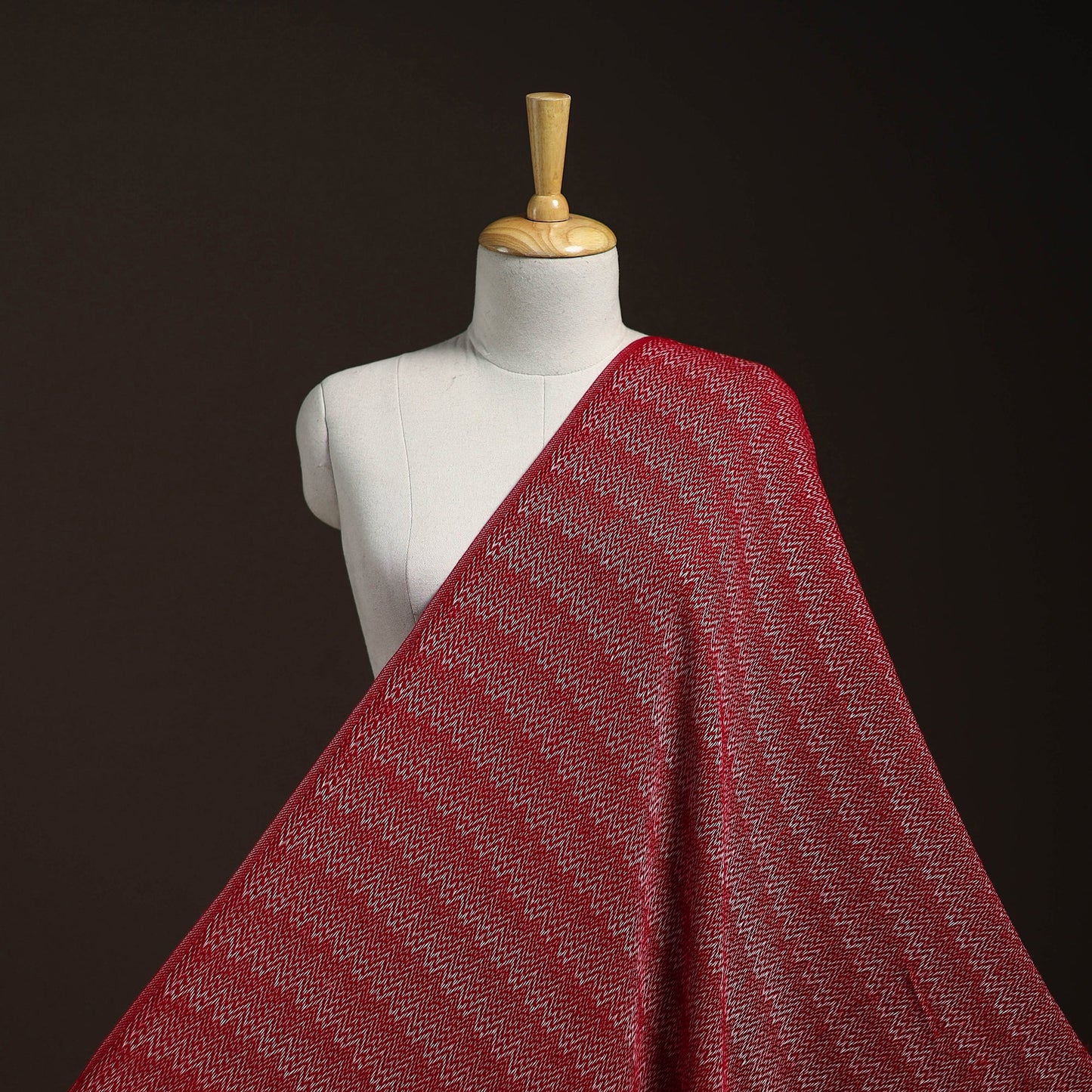 Maroon - acrylic fine wool fabric (width - 44 in) 13