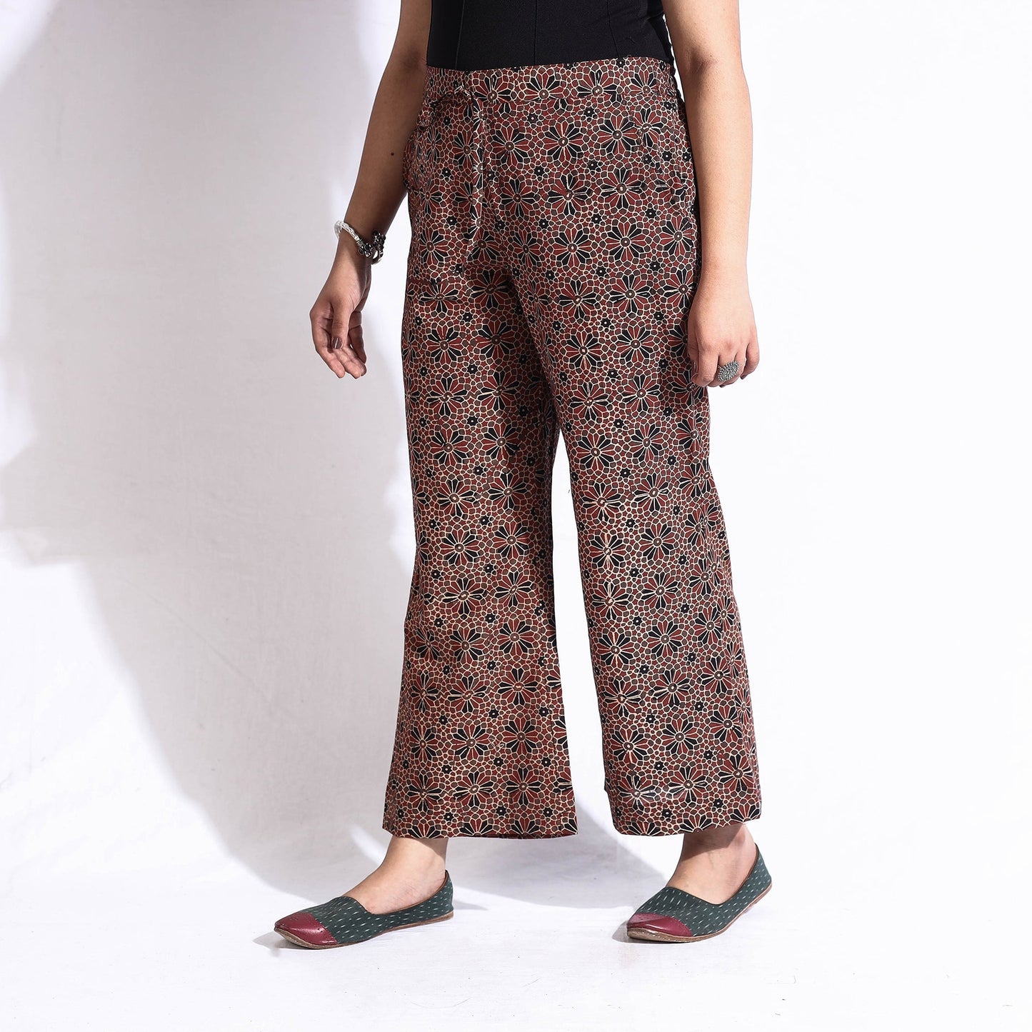  Ajrakh Block Printed Cotton Farsi Pant Online at iTokri.com