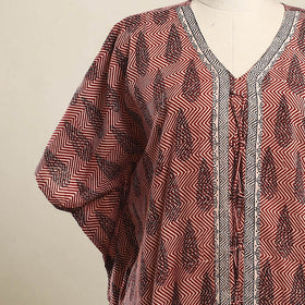 Buy Bagh Block Print Cotton Kaftan
