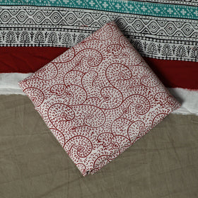 Bagh hand block print natural dyed cotton 3pc unstitched