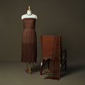 Bagh hand block print natural dyed kota doria cotton 3pc