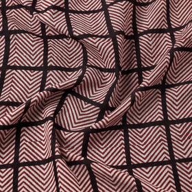 Buy Bagh Hand Block Printed Chanderi Silk Handloom Fabric Online at iTokri.com