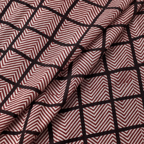 Buy Bagh Hand Block Printed Chanderi Silk Handloom Fabric Online at iTokri.com