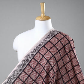 Buy Bagh Hand Block Printed Chanderi Silk Handloom Fabric Online at iTokri.com