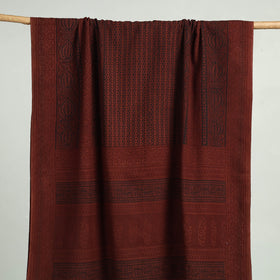 Maroon Bagh Hand Block Print Cotton Handloom Towel
