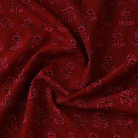 Bagh Hand Block Print Natural Dyed Cotton Fabric