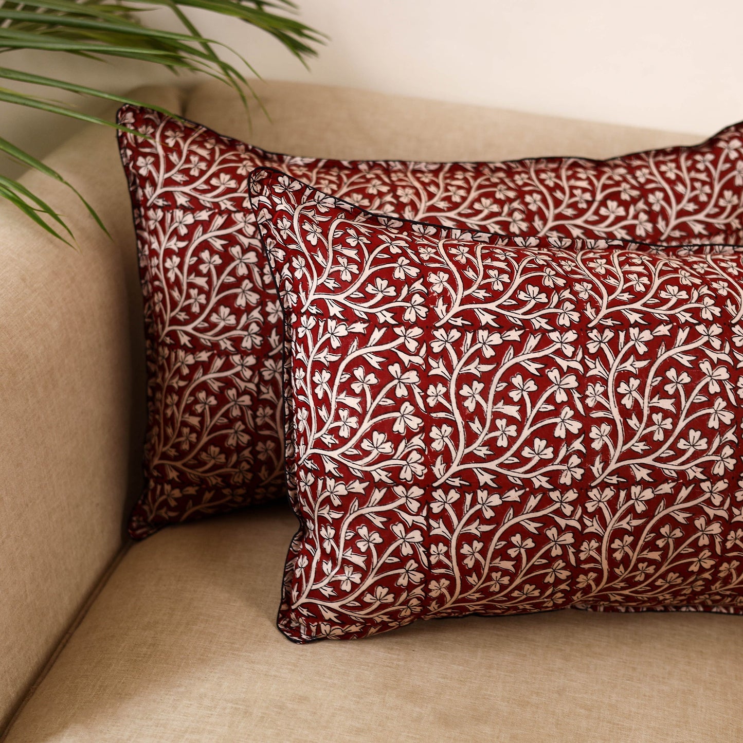 Bagh hand pillow cover (set of 2) 07 - handcrafted
