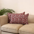 Bagh hand pillow cover (set of 2) 09 - handcrafted