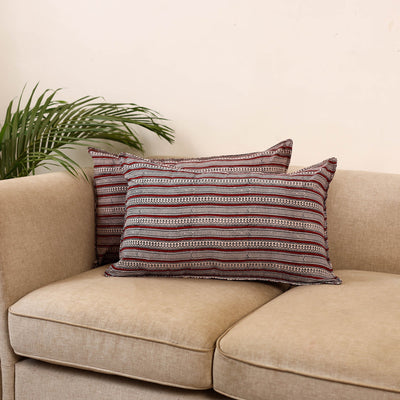 Bagh hand pillow cover (set of 2) 17 - handcrafted
