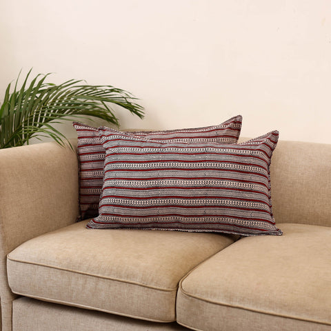 Bagh hand pillow cover (set of 2) 17 - handcrafted