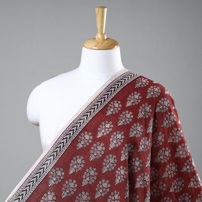  Bagh Hand Block Printed Chanderi Silk Handloom Fabric 