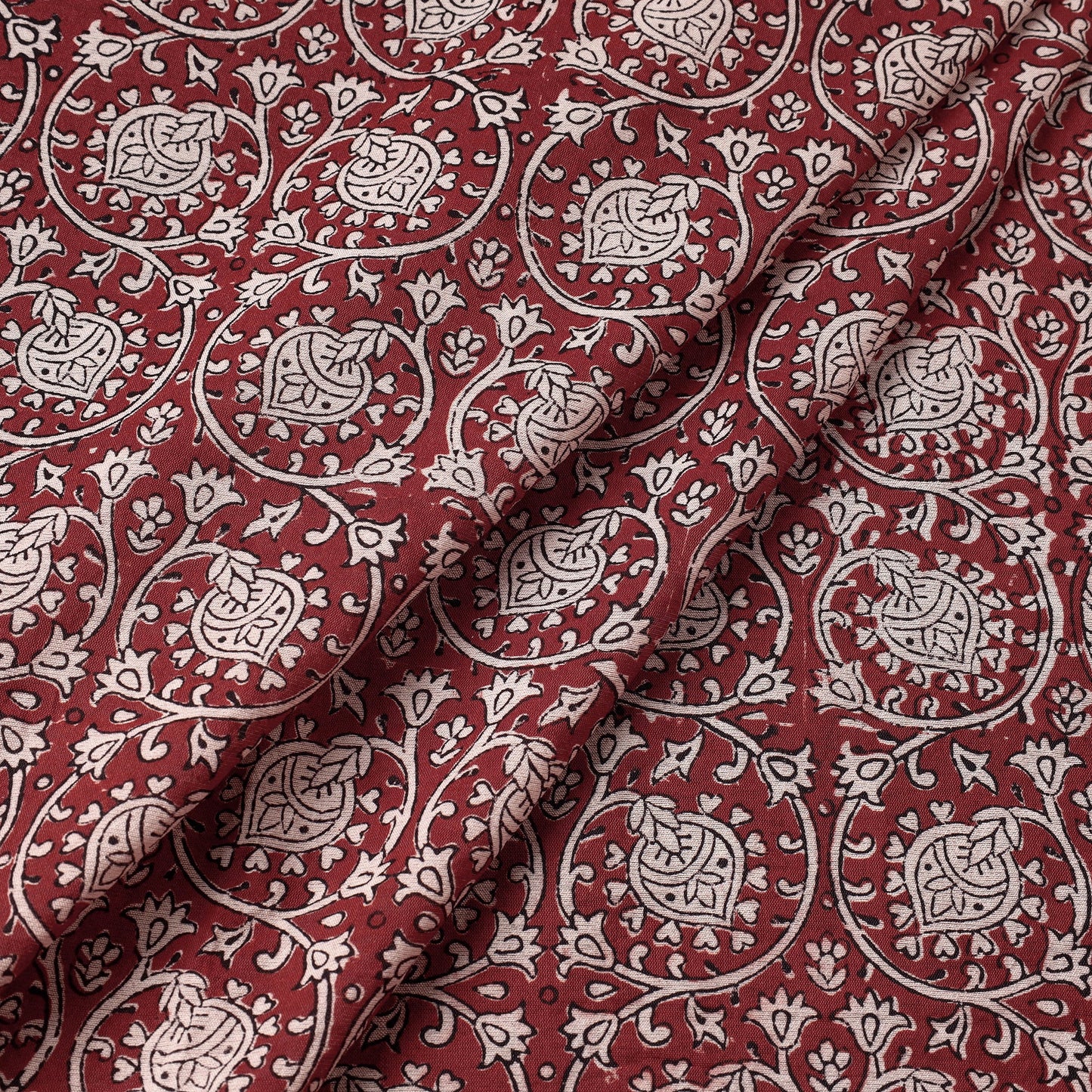  Bagh Hand Block Printed Chanderi Silk Handloom Fabric 