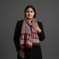  Maroon Bagh Hand Block Printed Merino Woollen Stole