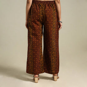 Maroon - bagh natural dyed cotton palazzo 07 - handcrafted