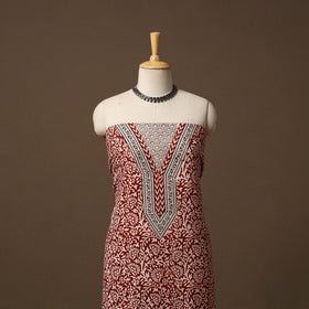 Bagh natural dyed cotton unstitched kurta material (3.1m)