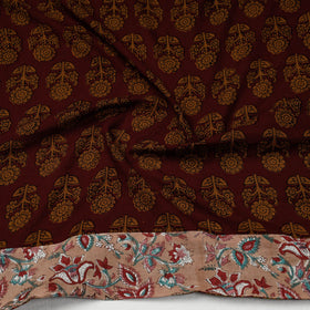 block printed blouse piece