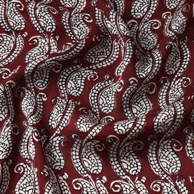 Buy Bagh Block Printed Modal Silk Fabric Online at iTokri.com