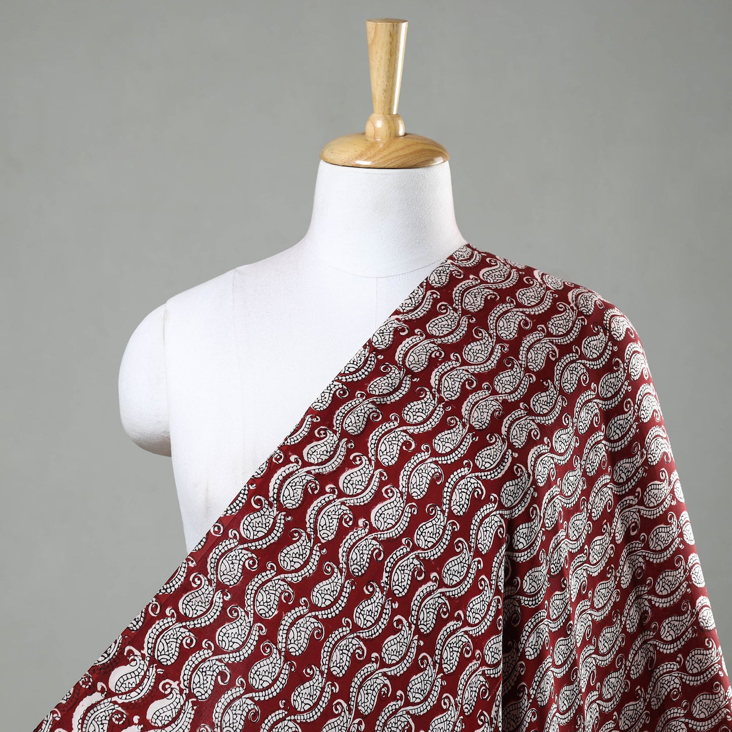 Buy Bagh Block Printed Modal Silk Fabric Online at iTokri.com