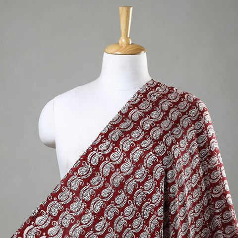Buy Bagh Block Printed Modal Silk Fabric Online at iTokri.com