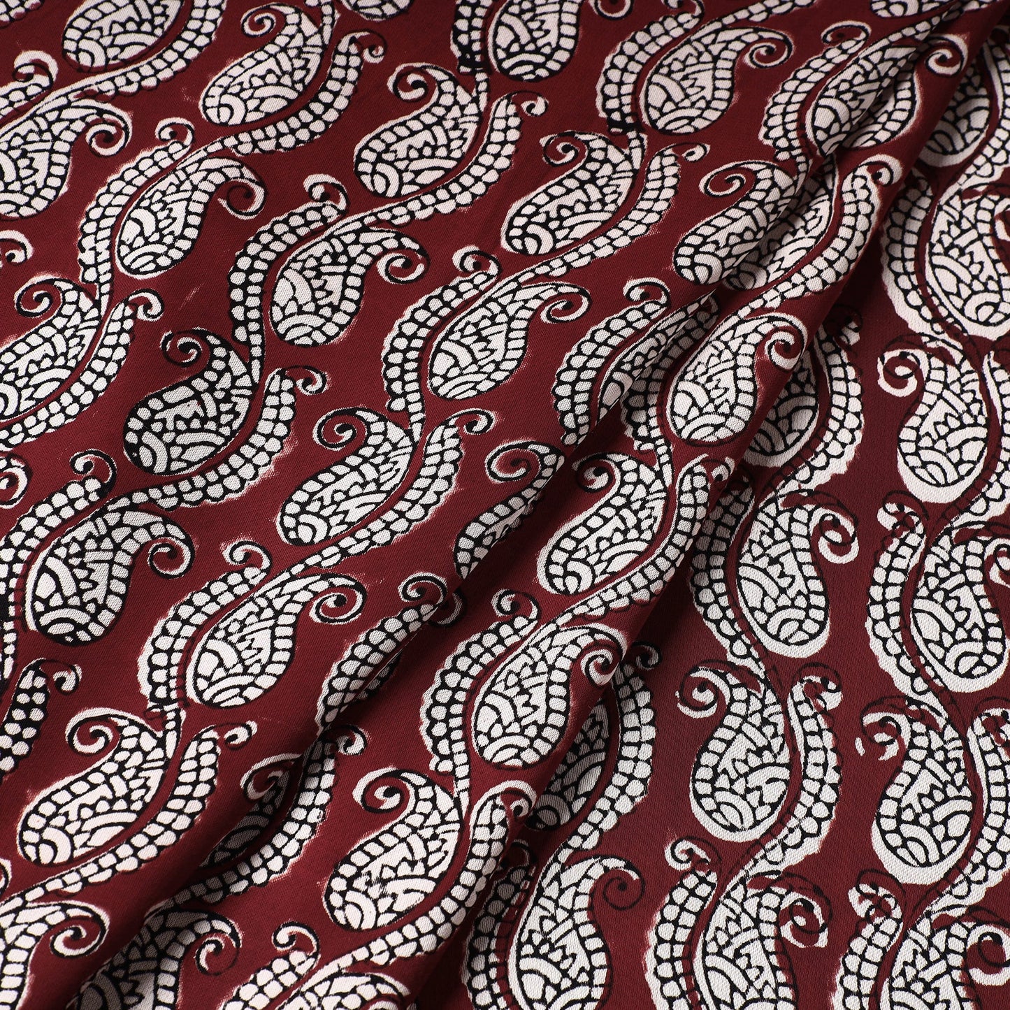 Buy Bagh Block Printed Modal Silk Fabric Online at iTokri.com