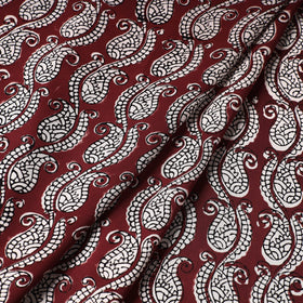 Buy Bagh Block Printed Modal Silk Fabric Online at iTokri.com