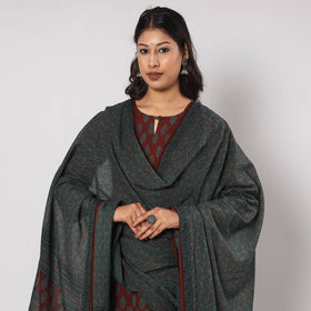  Bagh Block Printing Cotton Kurta with Palazzo & Dupatta Set 