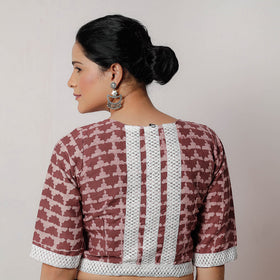 Buy Bagru Dabu Hand Block Printed Cotton Blouse Online at iTokri.com