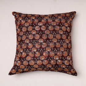  Bagru Hand Block Printed Pure Cotton Cushion Cover (16 x 16 in) 