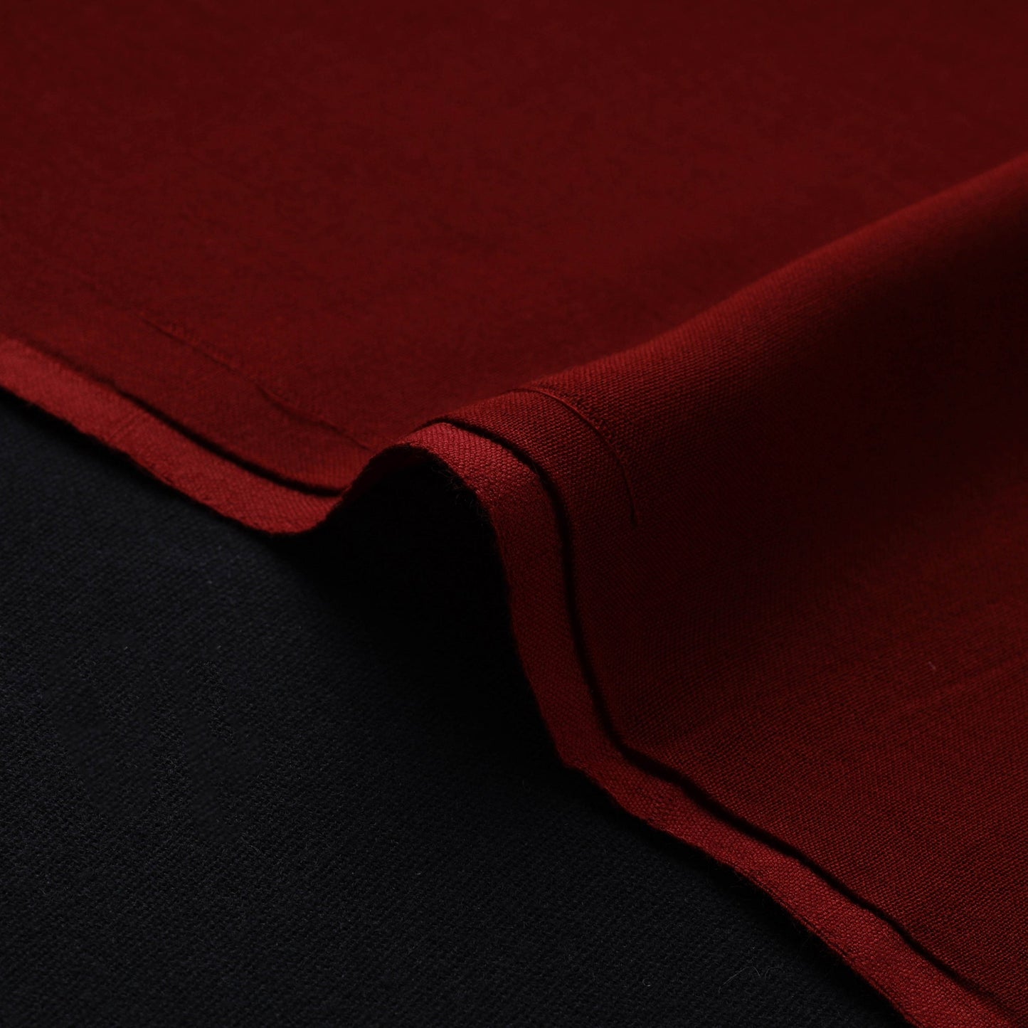 Maroon - bamboo silk natural dyed pure handloom plain