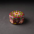  Banaras Maroon Handpainted Stainless Steel Container