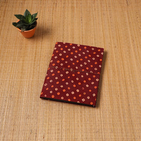 Bandhani fabric cover handmade paper photo album (12 x 10