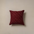 Bandhani tie-dye cushion cover 03 - handcrafted
