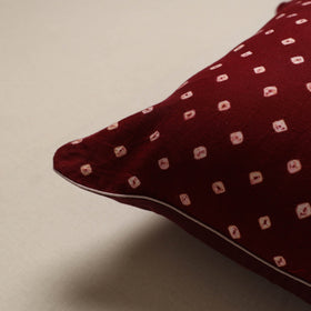 Bandhani tie-dye cushion cover 133 - handcrafted