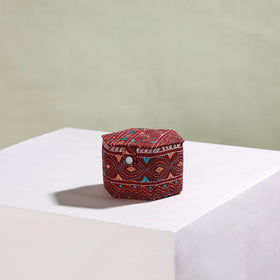  Bengal Kantha Work Handcrafted Hexagon Jewelry Box (Set of 3) 