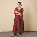 ajrakh kurta with pant set