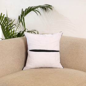 Maroon - sanganeri cushion cover 03 - handcrafted