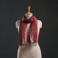 Brocade handloom semi silk banarasi stole 30 - handcrafted